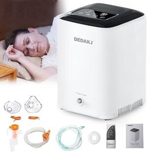 Concentrador de oxígeno de flujo continuo semi portátil 7 litros/min