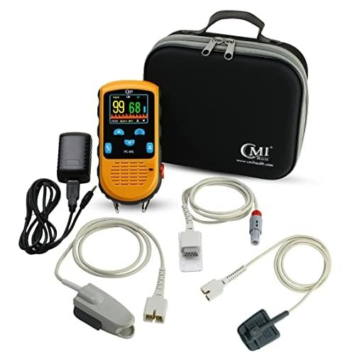 Oxímetro profesional recargable con sensor pediátrico CMI Health PC-66L