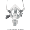 Mascarilla frontal con soporte lateral para CPAP o BPAP
