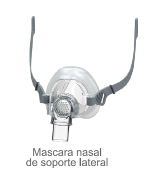 Mascarilla nasal de soporte lateral para CPAP o BPAP